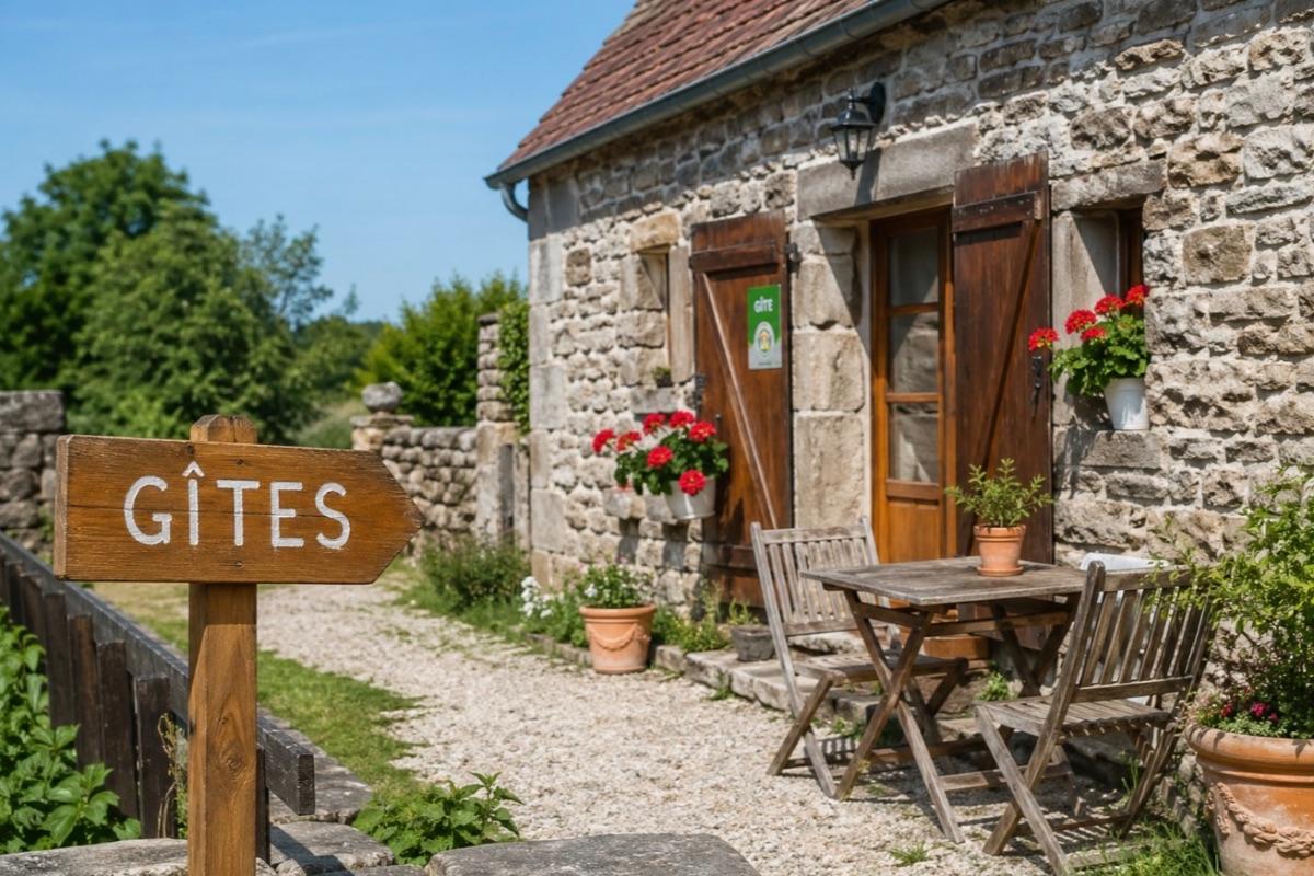 Gîtes ( image générée par l'IA)