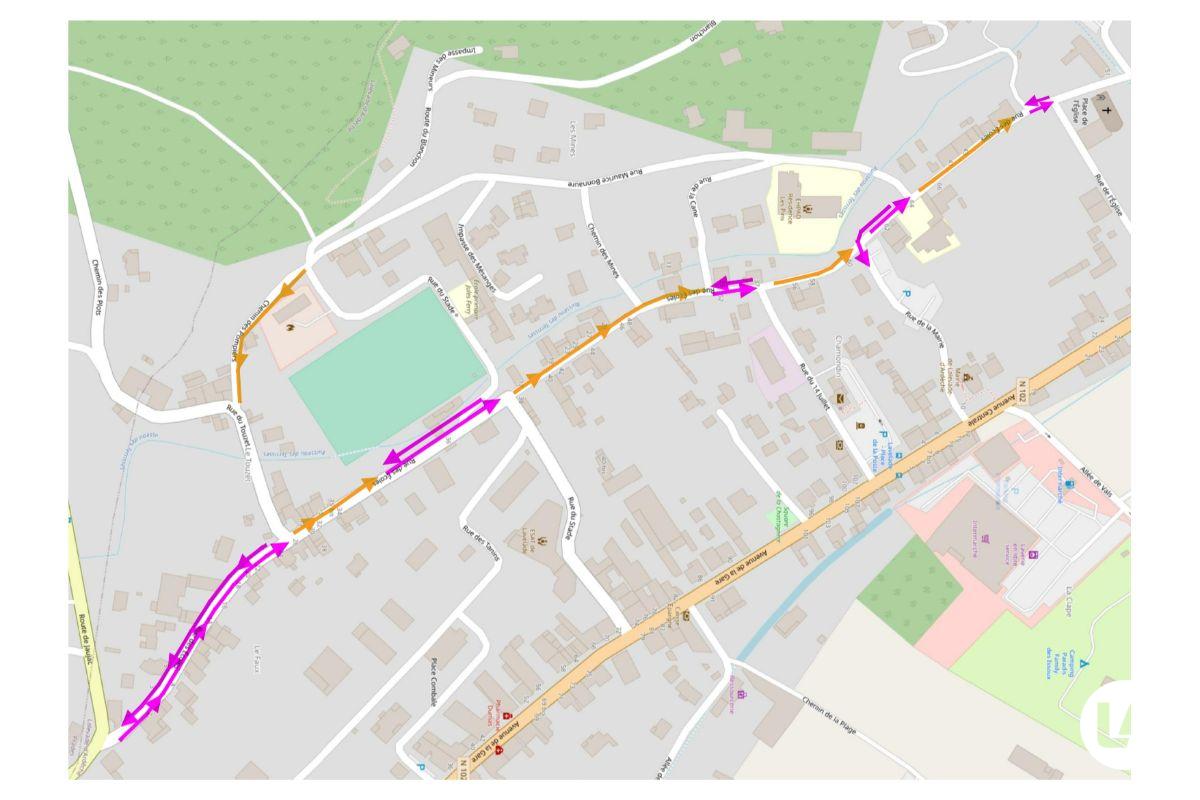 Modification du plan de circulation